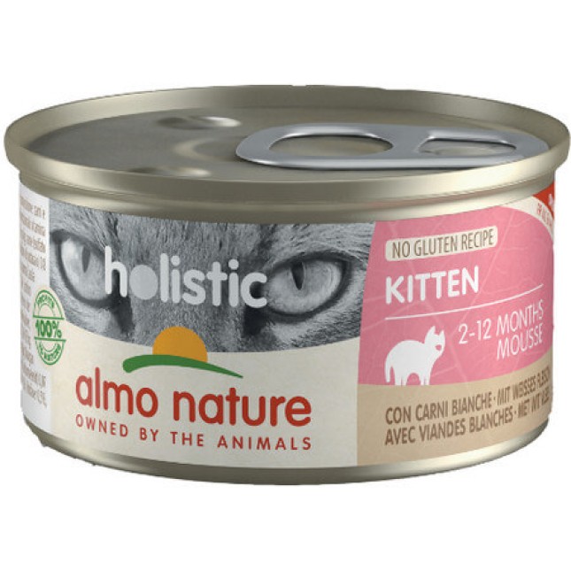 Almo Nature Holistic FUNCTIONAL τροφή για γατάκια με στήθος κοτόπουλου χωρίς σιτηρά 85g Almo Nature Holistic FUNCTIONAL τροφή για γατάκια με στήθος κοτόπουλου χωρίς σιτηρά 85g
