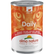 Almo Nature καθημερινή τροφή για γάτες με μοσχάρι χωρίς σιτηρά και γλουτένη 400g