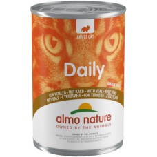 Almo Nature καθημερινή τροφή για γάτες με μοσχαράκι χωρίς σιτηρά και γλουτένη 400g