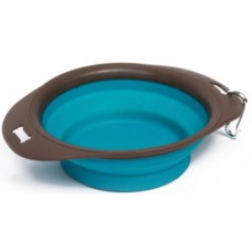 Nobleza Πτυσσόμενο μπολ τιρκουάζ 30x23x7,4cm Nobleza Πτυσσόμενο μπολ τιρκουάζ 30x23x7,4cm