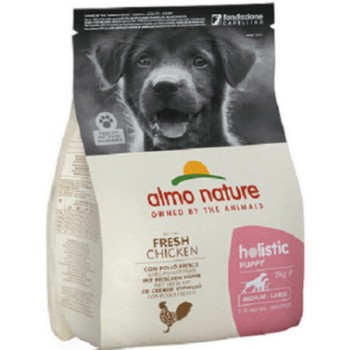 Almo Nature HOLISTIC ξηρά τροφή για M-L κουτάβια με κοτόπουλο 2kg Almo Nature HOLISTIC ξηρά τροφή για M-L κουτάβια με κοτόπουλο 2kg