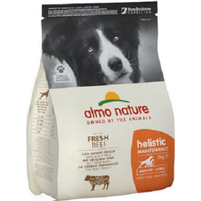 Almo Nature HOLISTIC ξηρά τροφή για M-L σκύλους με μοσχάρι  2kg