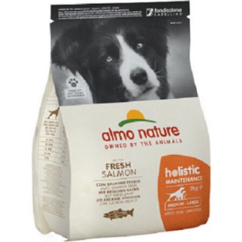 Almo Nature HOLISTIC ξηρά τροφή για M-L σκύλους με σολομό 2kg Almo Nature HOLISTIC ξηρά τροφή για M-L σκύλους με σολομό 2kg