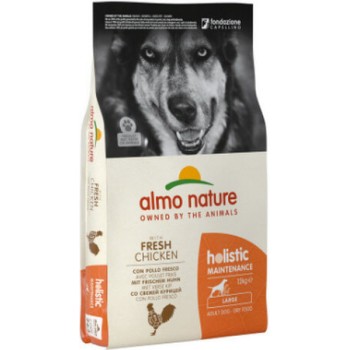 Almo Nature HOLISTIC υψηλής ποιότητας ξηρά τροφή για L σκύλους με φρέσκο κοτόπουλο  12kg