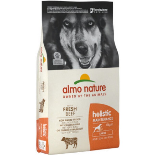 Almo Nature HOLISTIC υψηλής ποιότητας ξηρά τροφή για L σκύλους με φρέσκο μοσχάρι 12kg Almo Nature HOLISTIC υψηλής ποιότητας ξηρά τροφή για L σκύλους με φρέσκο μοσχάρι 12kg