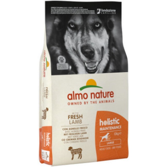 Almo Nature HOLISTIC υψηλής ποιότητας ξηρά τροφή για L σκύλους με φρέσκο αρνί  12kg