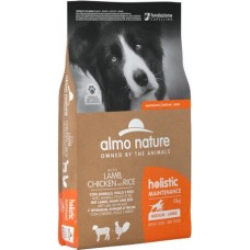 Almo Nature HOLISTIC υψηλής ποιότητας ξηρά τροφή για ενήλικες σκύλους με αρνί & κοτόπουλο  12kg