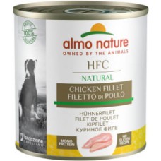 Almo Nature HFC NATURAL τροφή για όλους τους σκύλους με φρέσκο φιλέτο κοτόπουλο χωρίς γλουτένη 280g