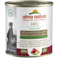 Almo Nature HFC NATURAL τροφή για όλους τους σκύλους με μοσχάρι, αρακά & πατάτα χωρίς γλουτένη 290g