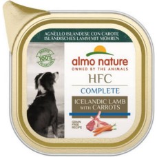 Almo Nature HFC πλήρη τροφή για όλους τους σκύλους με Ισλανδικό αρνί με καρότα Χωρίς γλουτένη 85g