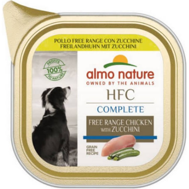 Almo Nature HFC πλήρη τροφή για όλους τους σκύλους με κοτόπουλο & κολοκυθάκια 85g Almo Nature HFC πλήρη τροφή για όλους τους σκύλους με κοτόπουλο & κολοκυθάκια 85g