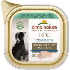 Almo Nature HFC πλήρη τροφή για όλους τους σκύλους με βακαλάο Χωρίς γλουτένη 85g