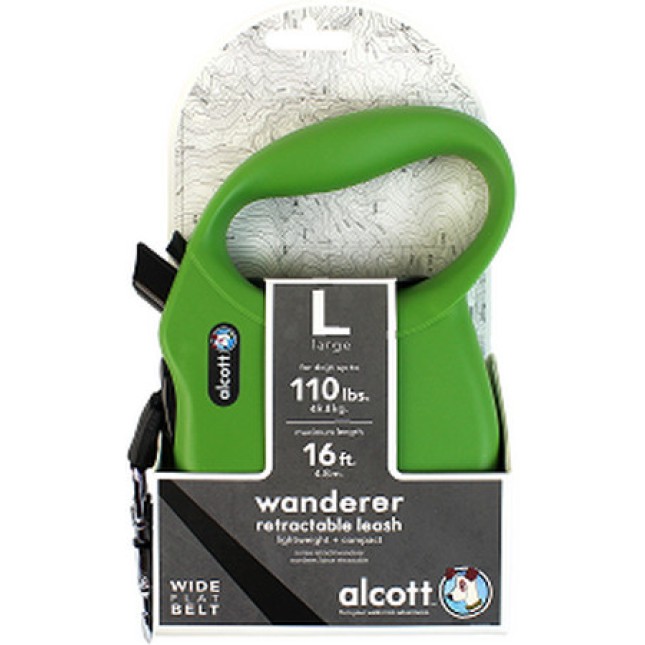 Alcott Wanderer οδηγός επαναφοράς  πράσινος Large 5m