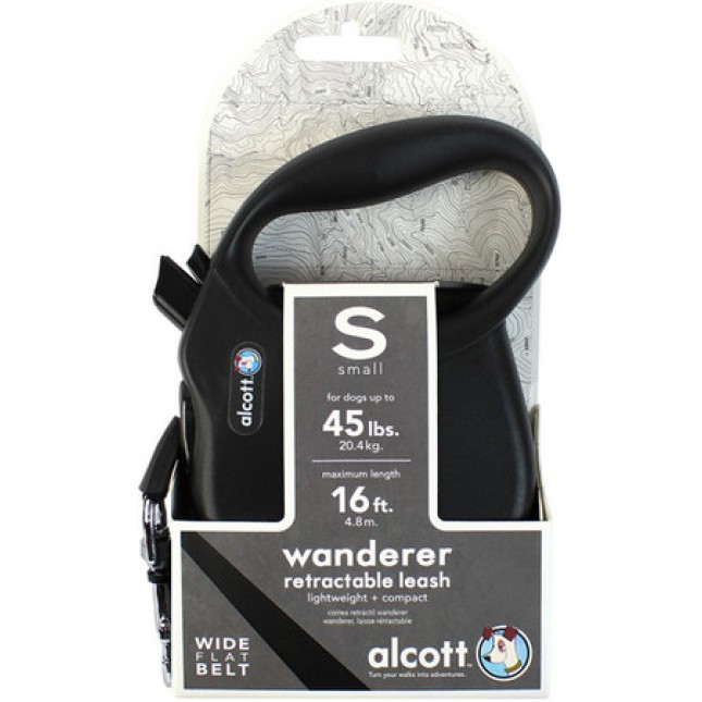 Alcott Wanderer οδηγός επαναφοράς  μαύρο Small 5m