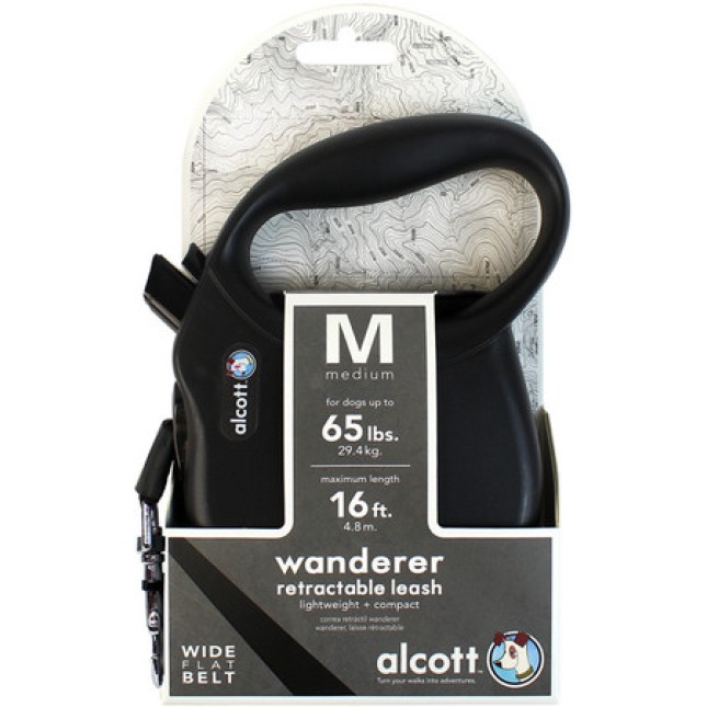 Alcott Wanderer οδηγός επαναφοράς  μαύρο Medium 5m