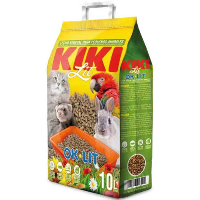 GZM Kiki OK LIT Φυσική στρώμνη υγιεινής σε pellets 10lt