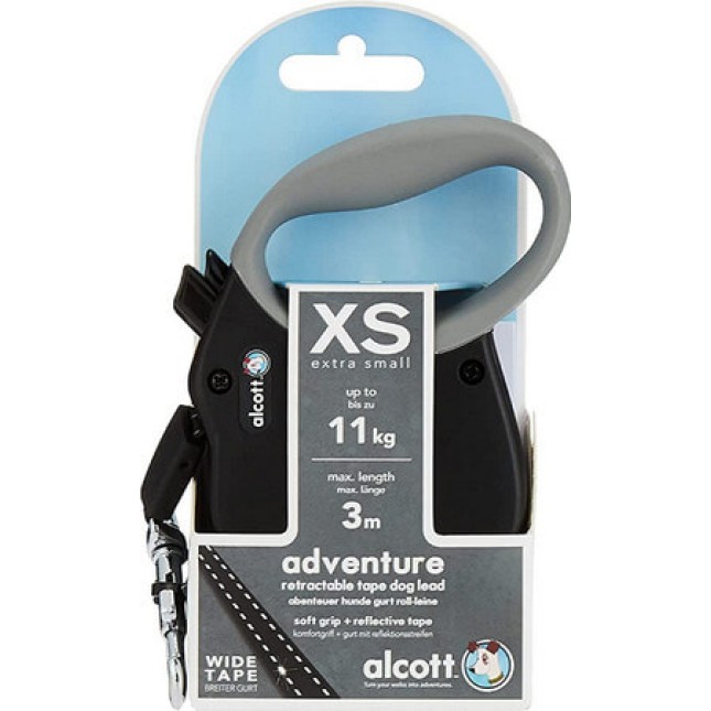 Alcott adventure οδηγός επαναφοράς  μαύρο  XSmall  3m