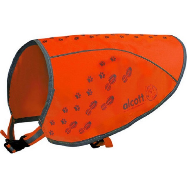 Alcott- Ανακλαστικό Γιλέκο Ασφαλείας σκύλου πορτοκαλί Medium