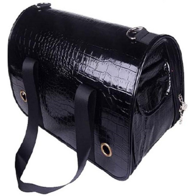 Glee Τσάντα μεταφοράς Black Aligator 42x22x27cm Glee Τσάντα μεταφοράς Black Aligator 42x22x27cm