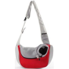 Glee Τσάντα μεταφοράς  Messenger Red Grey S 47x10x22cm