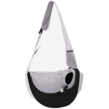 Glee Τσάντα μεταφοράς Messenger Black Grey L 47x14x29cm Glee Τσάντα μεταφοράς Messenger Black Grey L 47x14x29cm
