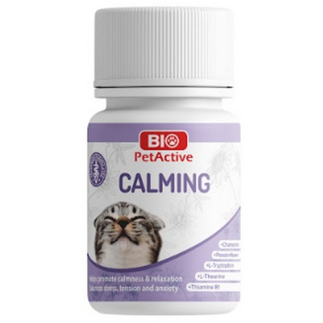 Bio Pet Active Calming Φυσικό συμπλήρωμα διατροφής για γάτες κατά του άγχους