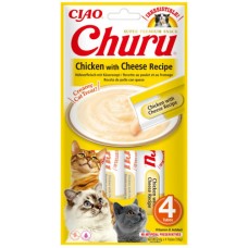 Inaba Churu λιχουδιές για γάτες με κοτόπουλο και τυρί 56gr
