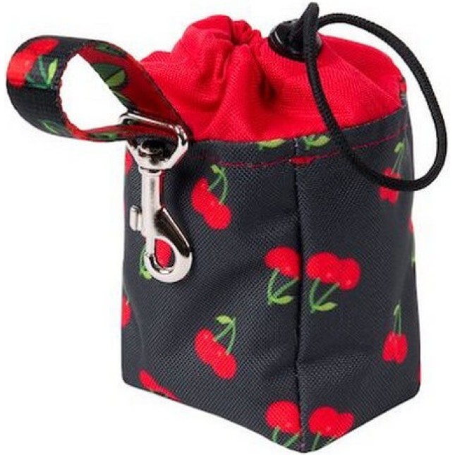 Amiplay-Θήκη Τσάντα για λιχουδιές σκύλου BE HAPPY Cherry  8 x 6 x 10 cm