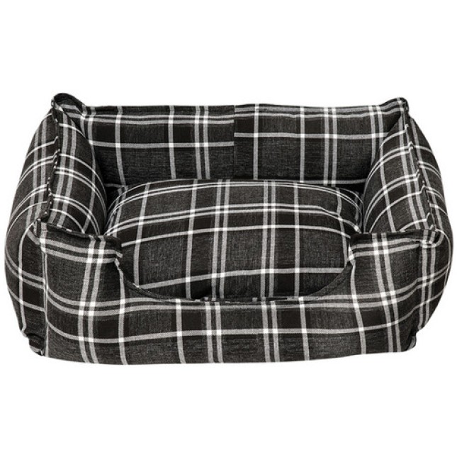 Glee Κρεβάτι TARTAN Γκρι Σκούρο L 95x75x28cm Glee Κρεβάτι TARTAN Γκρι Σκούρο L 95x75x28cm