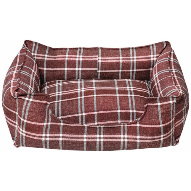 Glee Κρεβάτι TARTAN Κόκκινο XL 110x80x28cm Glee Κρεβάτι TARTAN Κόκκινο XL 110x80x28cm