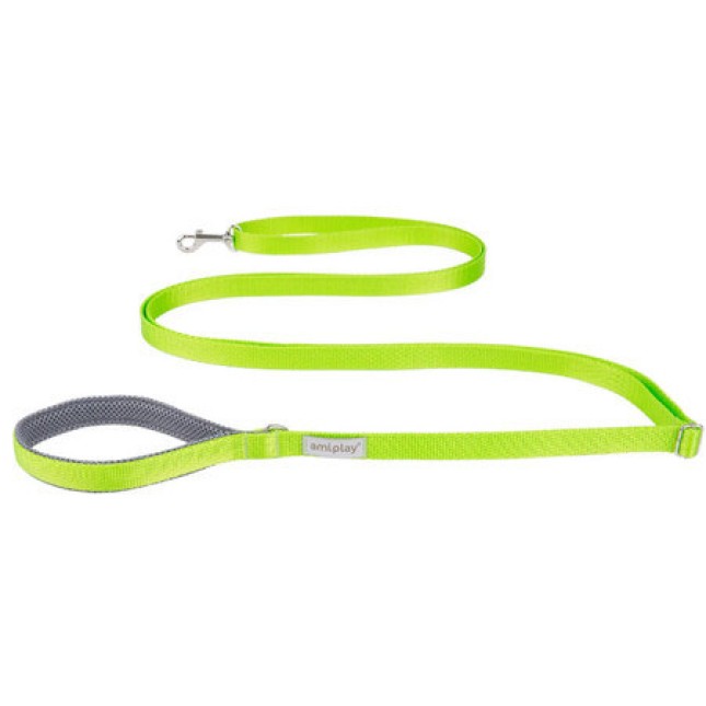 Amiplay- Οδηγός σκύλου Easy Fix SAMBA πράσινο Small 160-300 x 1,5cm
