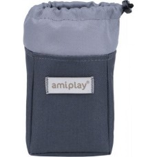 Amiplay-Θήκη τσάντα για λιχουδιές σκύλου SAMBA γκρι το τέλειο αξεσουάρ για την αποθήκευση λιχουδιών