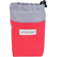 Amiplay-Θήκη τσάντα για λιχουδιές σκύλου SAMBA Κόκκινο τέλειο αξεσουάρ για αποθήκευση λιχουδιών