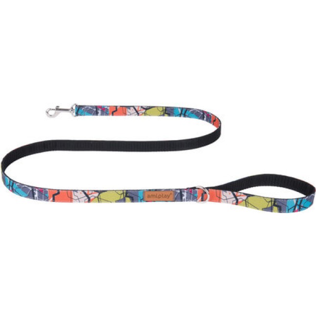 Amiplay-Λουρί/οδηγός σκύλου ADVENTURE Abstration Small 140 x 1cm Amiplay-Λουρί/οδηγός σκύλου ADVENTURE Abstration Small 140 x 1cm