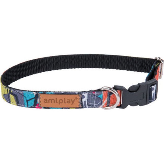 Amiplay- Περιλαίμιο σκύλου ADVENTURE Abstration Small 20-35 x 1cm Amiplay- Περιλαίμιο σκύλου ADVENTURE Abstration Small 20-35 x 1cm