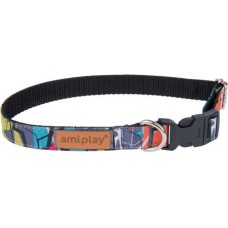 Amiplay- Περιλαίμιο σκύλου ADVENTURE Abstration XLarge 45-70 x 2,5cm Amiplay- Περιλαίμιο σκύλου ADVENTURE Abstration XLarge 45-70 x 2,5cm