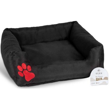 Glee κρεβάτι παραλληλόγραμμο PAW μαύρο M 65x57x20cm