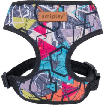 Amiplay-Ενιαίο Επιστήθιο/σαμαράκι σκύλου ADVENTURE Abstration XSmall max 23 x 25-40cm Amiplay-Ενιαίο Επιστήθιο/σαμαράκι σκύλου ADVENTURE Abstration XSmall max 23 x 25-40cm