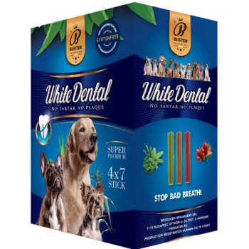 Buster Dental Sticks για μεσαίου μεγέθους σκύλους, μέγεθος Medium 720gr 28pcs Buster Dental Sticks για μεσαίου μεγέθους σκύλους, μέγεθος Medium 720gr 28pcs