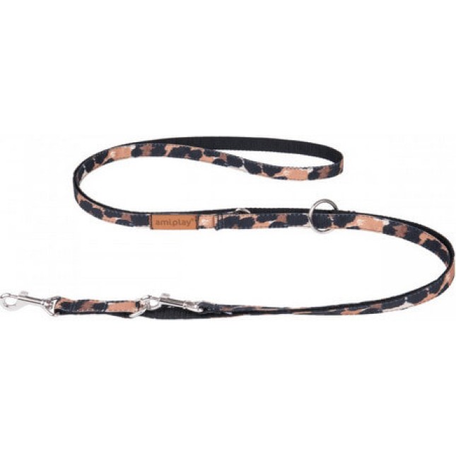 Amiplay- Λουρί/Οδηγός σκύλου 6 in 1 SAFARI Leopard Medium100-200 x 1,5cm Amiplay- Λουρί/Οδηγός σκύλου 6 in 1 SAFARI Leopard Medium100-200 x 1,5cm