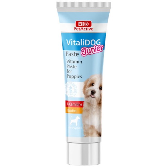 Bio Pet Active εύγευστη βιταμίνη σε πάστα για κουτάβια 100ml Bio Pet Active εύγευστη βιταμίνη σε πάστα για κουτάβια 100ml