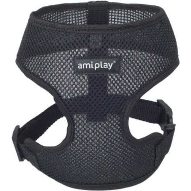 Amiplay-Ενιαίο Επιστήθιο σκύλου AIR μαύρο Large max 39 x 45-60cm Amiplay-Ενιαίο Επιστήθιο σκύλου AIR μαύρο Large max 39 x 45-60cm