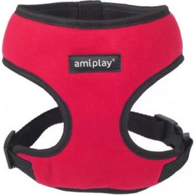 Amiplay-Ενιαίο Επιστήθιο σκύλου DENVER κόκκινο Small max 28 x 33-48cm Amiplay-Ενιαίο Επιστήθιο σκύλου DENVER κόκκινο Small max 28 x 33-48cm