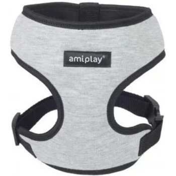 Amiplay-Ενιαίο Επιστήθιο σκύλου DENVER γκρι Large max 39 x 45-60cm Amiplay-Ενιαίο Επιστήθιο σκύλου DENVER γκρι Large max 39 x 45-60cm