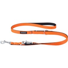 Amiplay- Οδηγός σκύλου 6 in 1 TWIST πορτοκαλί είναι επίσης κατάλληλο για βόλτα δύο σκύλων ταυτόχρονα