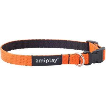 Amiplay-περιλαίμιο σκύλου TWIST πορτοκαλί Small 20-35 x 1cm Amiplay-περιλαίμιο σκύλου TWIST πορτοκαλί Small 20-35 x 1cm