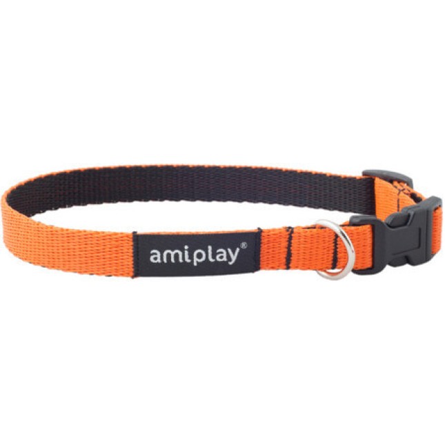 Amiplay-περιλαίμιο σκύλου TWIST πορτοκαλί Large 35-50 x 2cm Amiplay-περιλαίμιο σκύλου TWIST πορτοκαλί Large 35-50 x 2cm