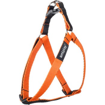 Amiplay-Επιστήθιο σκύλου TWIST πορτοκαλί Medium 30-55 x 1,5cm Amiplay-Επιστήθιο σκύλου TWIST πορτοκαλί Medium 30-55 x 1,5cm