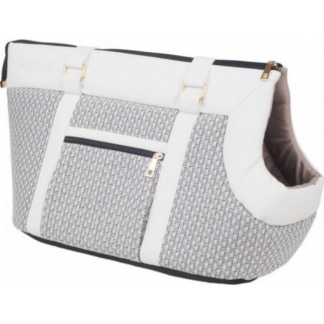 Amiplay-Τσάντα μεταφοράς MORGAN άσπρη Small 35 x 21 x 24 cm Amiplay-Τσάντα μεταφοράς MORGAN άσπρη Small 35 x 21 x 24 cm