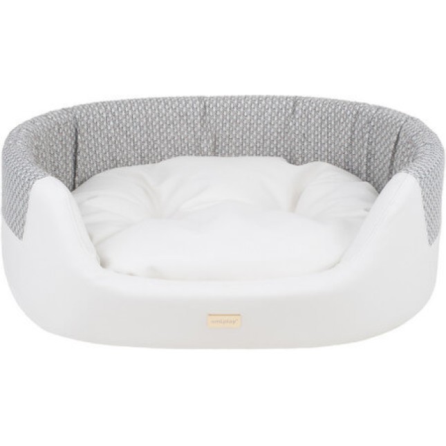 Amiplay-Κρεβάτι Ellipse 2 σε 1 MORGAN άσπρο Large 73x64x22cm Amiplay-Κρεβάτι Ellipse 2 σε 1 MORGAN άσπρο Large 73x64x22cm